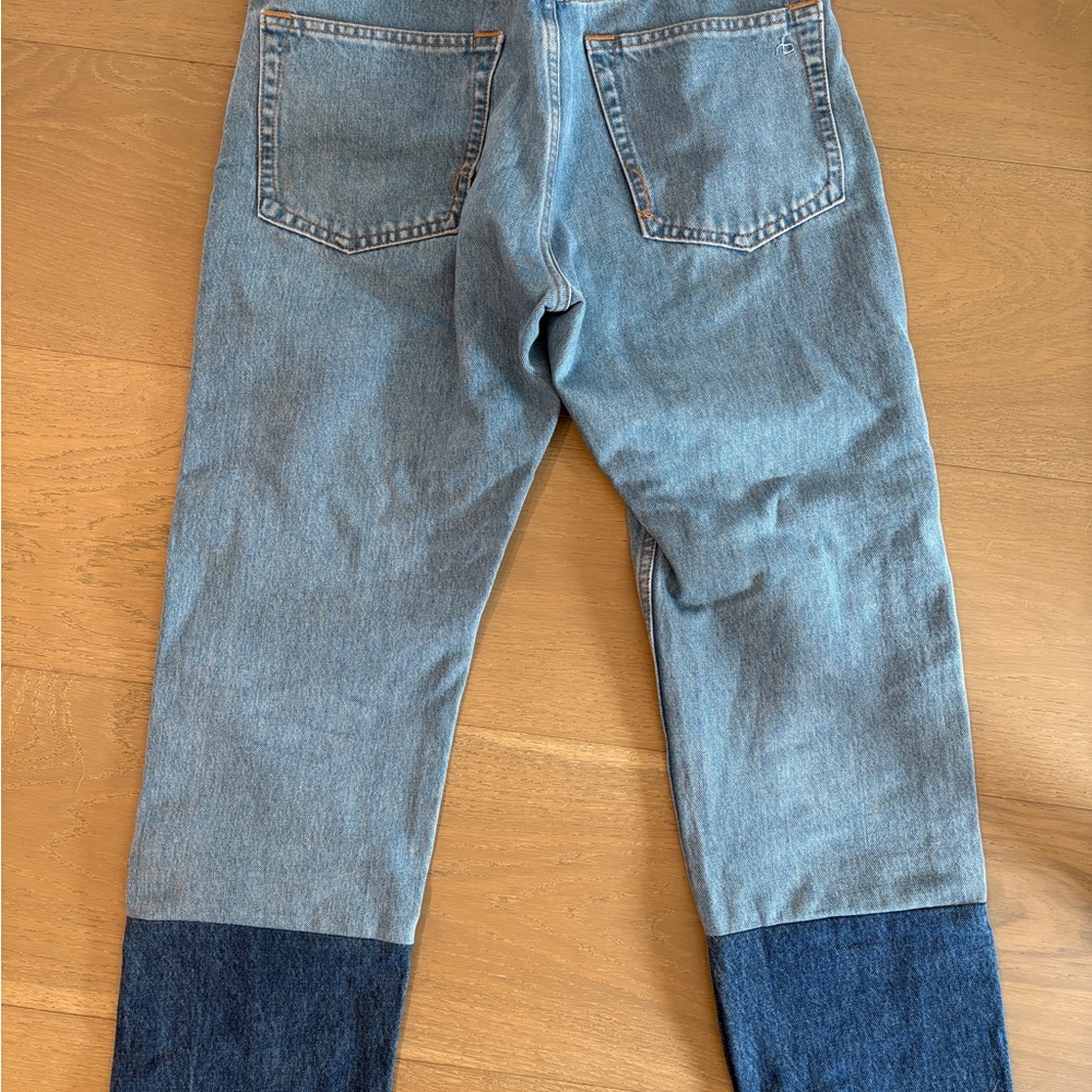 rag & bone Two-Tone Blue Jeans - Picture 2 of 3